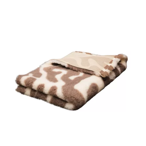 Vetbed - csúszásmentes kutyafekhely – krém-bézs mintás