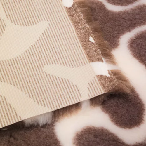 Vetbed - csúszásmentes kutyafekhely – krém-bézs mintás