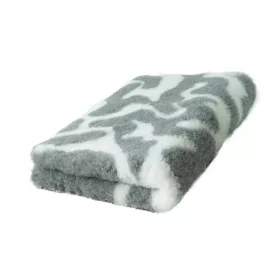   Vetbed - csúszásmentes kutyafekhely – szürke-fehér mintás