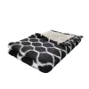 Vetbed - csúszásmentes kutyafekhely – fekete geometrikus minta