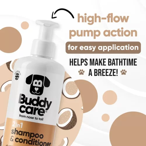 Buddycare - 2in1 Coconut Dog Shampoo & Conditioner