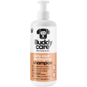 Buddycare - Curly Coat Detangling 3in1 Peach Dog Shampoo