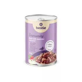   Bestie - Kacsa cukkínivel és körtével immunrendszer támogató párolt menü
