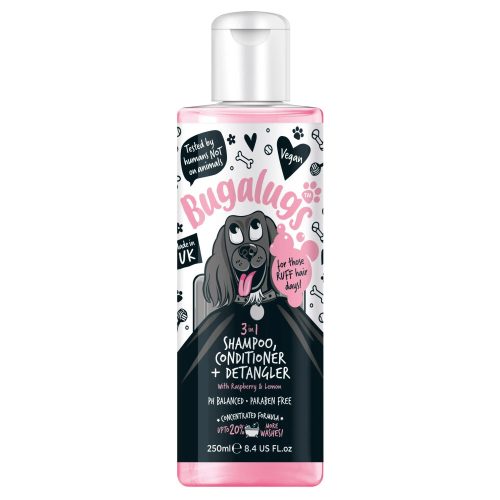 Bugalugs - Raspberry & Lemon 3 in 1 (Shampoo, Conditioner + Detangler)