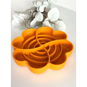 Bloom Slow Bowl – Lassító etetőtál kutyáknak narancs