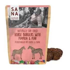 SANA -  Ló burger sütőtökkel és körtével (100g)