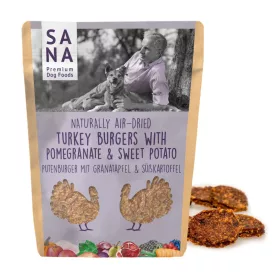   SANA - Pulyka burger édesburgonyával és gránátalmával (100g)