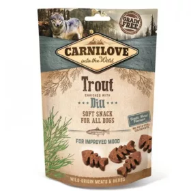 Carnilove - Dog Semi Moist Snack pisztráng kaporral