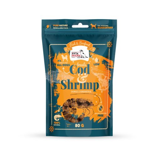 Syta Micha - Fish & Seafood – Prémium falatok tőkehalból és garnélából