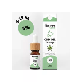 Fürree - VET CBD olaj kutyáknak 5% - 15 kg alatt