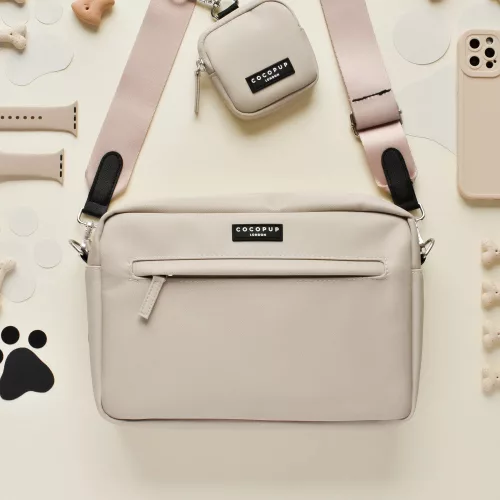 Cocopup London - Large Dog Walking Bag (Caramel Latte)