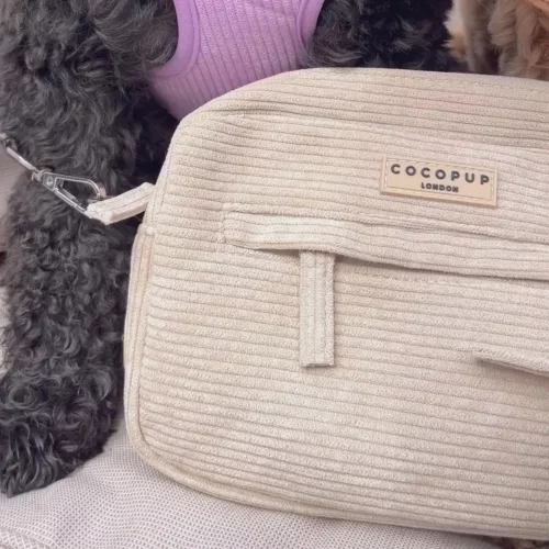 Cocopup London - Cord Dog Walking Bag (nude)