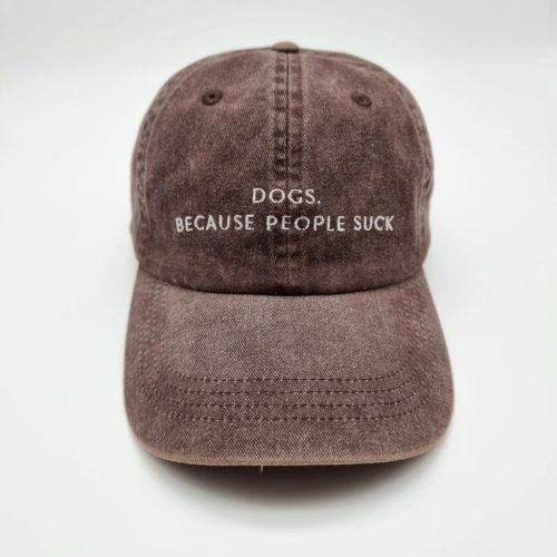 Collar of Sweden - Brown Denim Cap - Dogs. Because People Suck