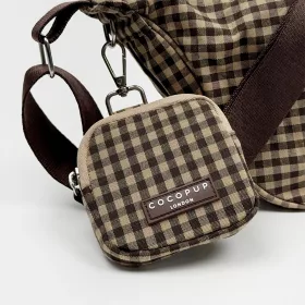   Cocopup London - Treat Pouch -Crescent Treat Pouch - Cotswold Check