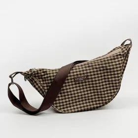   Cocopup London - Crossbody Crescent Dog Walking Bag - Cotswold Check