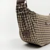 Cocopup London - Crossbody Crescent Dog Walking Bag - Cotswold Check