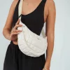 Cocopup London - Crossbody Crescent Dog Walking Bag - Cloud