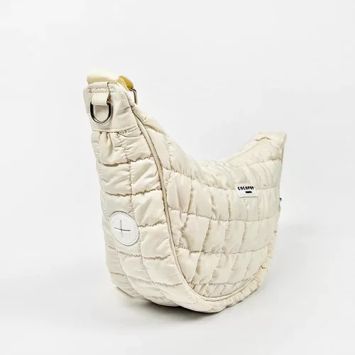 Cocopup London - Crossbody Crescent Dog Walking Bag - Cloud