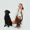 Cocopup London - Crossbody Crescent Dog Walking Bag - Espresso