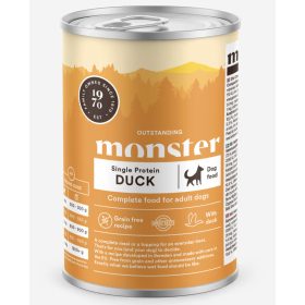   MONSTER - Single Protein Duck – gabonamentes kacsahúsos nedveseledel felnőtt kutyáknak