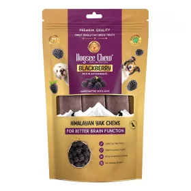   Dog Chew Medium Himalájai Jak Sajtrágcsa - Szederrel 140g (2 db)