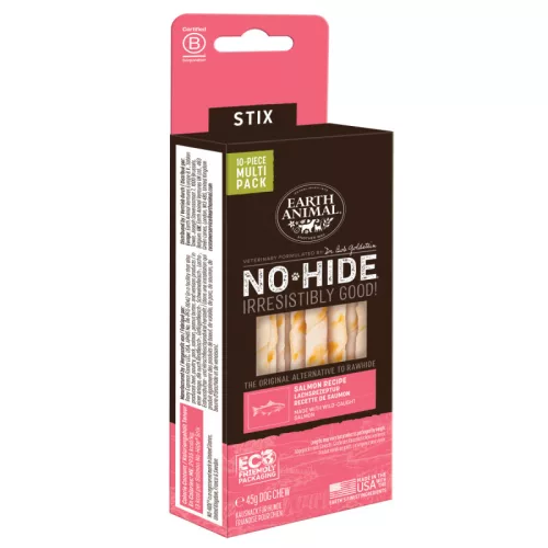 Earth Animal - No-Hide Salmon Stix - lazacos rágóstix 10db