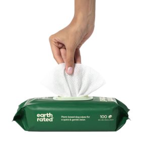   EARTH RATED KÖRNYEZETBARÁT ILLATOSÍTOTT NEDVES TÖRLŐKENDŐ (100 DB)