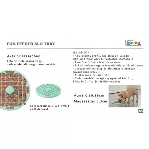 Fun Feeder - Slo Tray Menta színű
