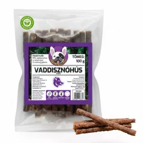   HAPPY BULLDOG - 100% Természetes Vaddisznóhús stick (100g)
