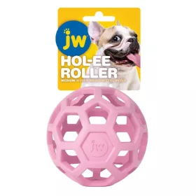   JW Hol-ee Roller Medium Pink – jutalomfalattal tölthető kutyalabda