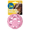 JW Hol-ee Roller Small Pink – jutalomfalattal tölthető kutyalabda