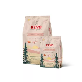KIVO friss lazac hidegen sajtolt gabonamentes száraztáp