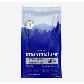 MONSTER - Grain Free - Sterilized White Fish száraztáp