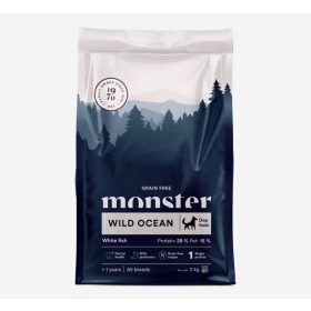   Monster -  Grain Free - Wild Ocean – Gabonamentes fehérhalas száraztáp kutyáknak