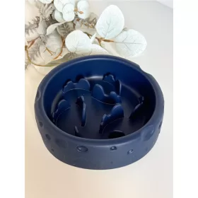   Moon Slow Bowl – Lassító etetőtál kutyáknak és macskáknak dark blue