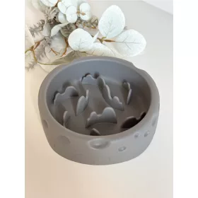   Moon Slow Bowl – Lassító etetőtál kutyáknak és macskáknak grey