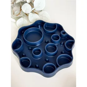   Moon Slow Bowl 2in1 – Lassító etetőtál és lickmat egyben dark blue