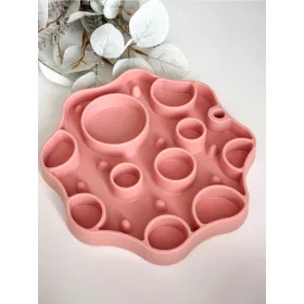   Moon Slow Bowl 2in1 – Lassító etetőtál és nyalogatómat egyben pink