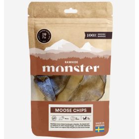   Monster - Moose Chips – 100% svéd jávorszarvas bőr rágófalat kutyáknak