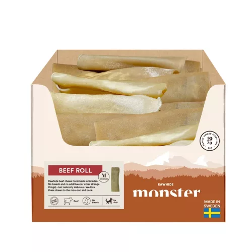 Monster - Rawhide Beef Roll M-es