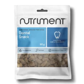   Nutriment Dental Snacks – Természetes fogápoló jutalomfalat kutyáknak (90 g)