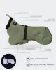PAIKKA - Reflective Shell Jacket Green – fényvisszaverő, vízálló kutyakabát