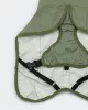 PAIKKA - Reflective Shell Jacket Green – fényvisszaverő, vízálló kutyakabát
