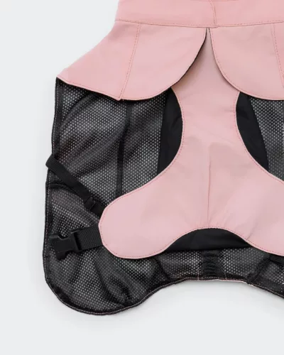 PAIKKA - Visibility Raincoat Lite Rose – fényvisszaverő, vízálló kutyakabát