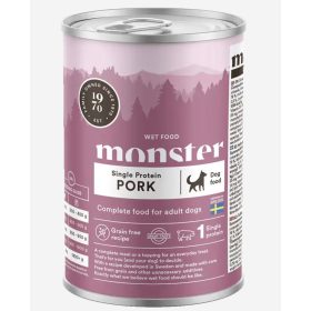   MONSTER - Single Protein Pork – gabonamentes sertéshúsos nedveseledel felnőtt kutyáknak