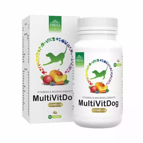 Pokusa - MULITIVITAMIN KUTYÁKNAK, 120 TABLETTA