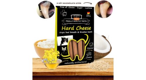  Qchefs Hard Cheese - Természetes fogtisztító stick kutyáknak