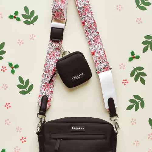 Cocopup London - Táska szíj (Quilted Cute Flowers)