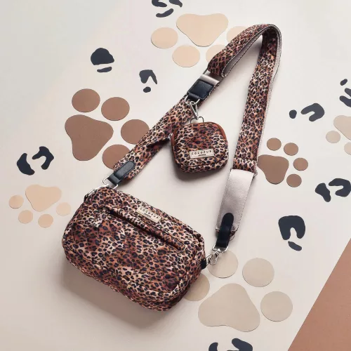 Cocopup London - Dog Walking Bag (Quilted Leopard)