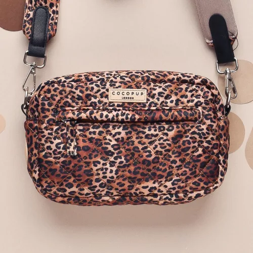 Cocopup London - Dog Walking Bag (Quilted Leopard)